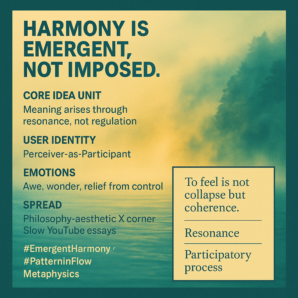 Emergent Harmony - Resonance